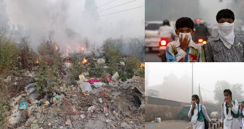 Ghaziabad : ग्रेप-4 लगने के बावजूद हवाएं जहरीली, कूड़े जलाने से बढ़ी समस्याएं