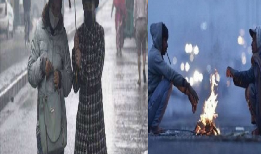 Weather Update : IMD ने कोल्ड वेव और बारिश का अलर्ट किया जारी, जानें मौसम का हाल