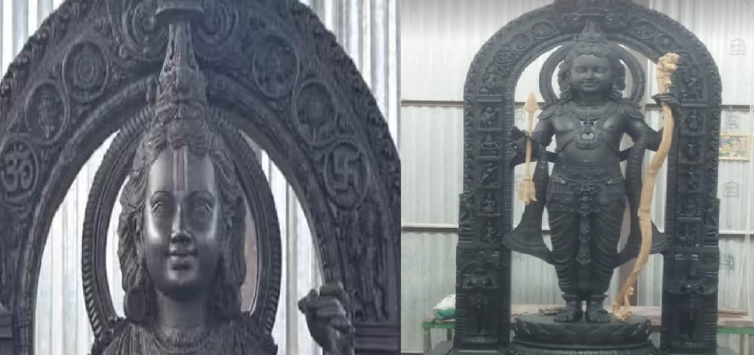 Ayodhya Ram Mandir :  प्राण प्रतिष्ठा से पहले भगवान रामलला की भव्य, अलौकिक और अद्भुत पूर्ण तस्वीर आई सामने