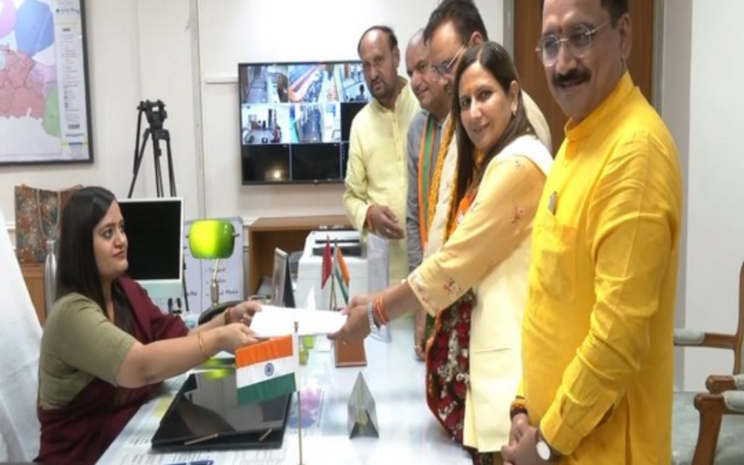 पश्चिमी दिल्ली से भाजपा उम्मीदवार Kamaljeet Sehrawat ने नामांकन दाखिल किया,दिल्ली के इस सीट पर पांचवे चरण में होंगे मतदान