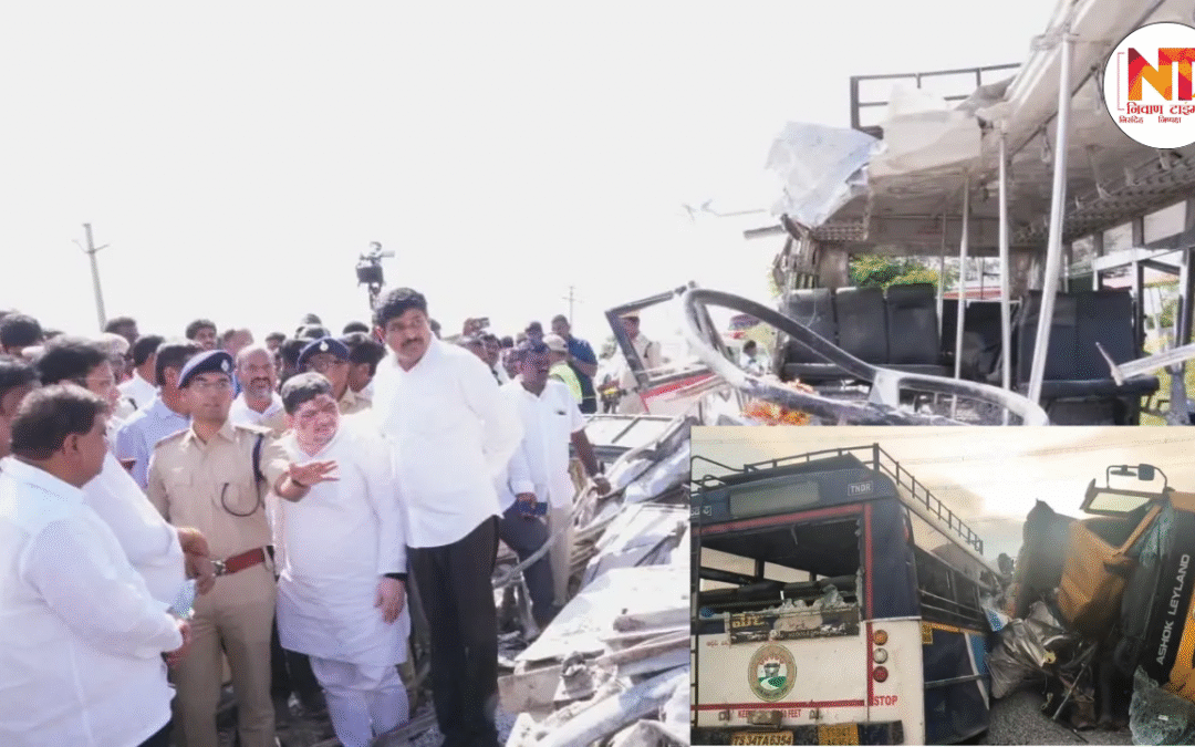 Telangana Road Accident: तेलंगाना के रंगारेड्डी में बड़ा हादसा, बस और ट्रक की जोरदार टक्कर में 19 लोगों की मौत